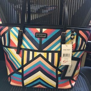 Nine West tote and matching wallet.